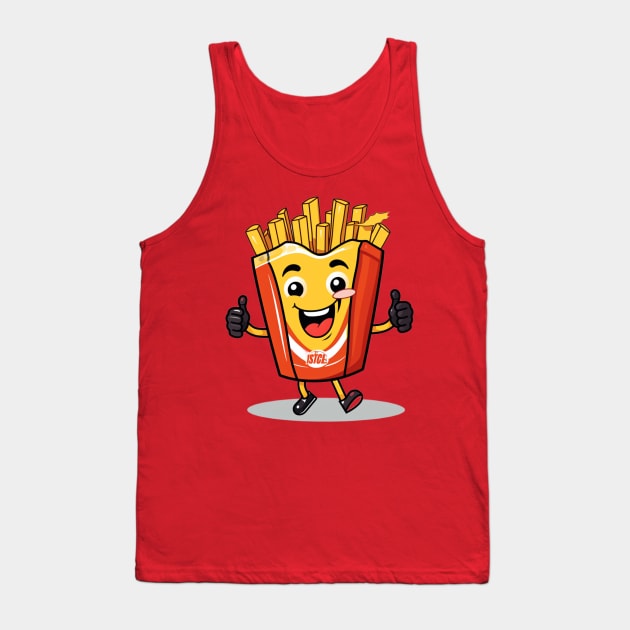 kawaii french fries T-Shirt cute potatofood Tank Top by nonagobich